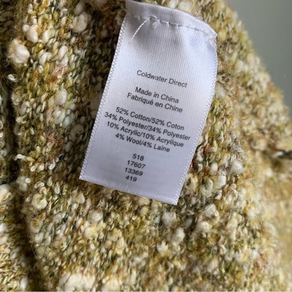 Coldwater Creek Button Up Chunky Cardigan Sweater - Picture 5 of 6